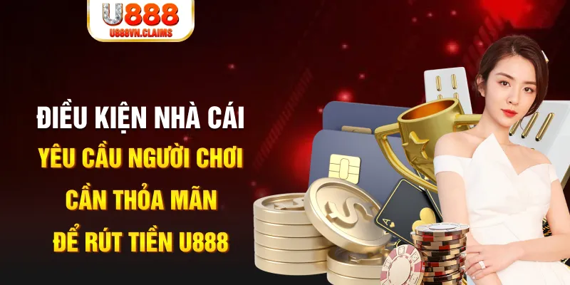 Điều kiện nhà cái yêu cầu người chơi cần thỏa mãn để rút tiền U888