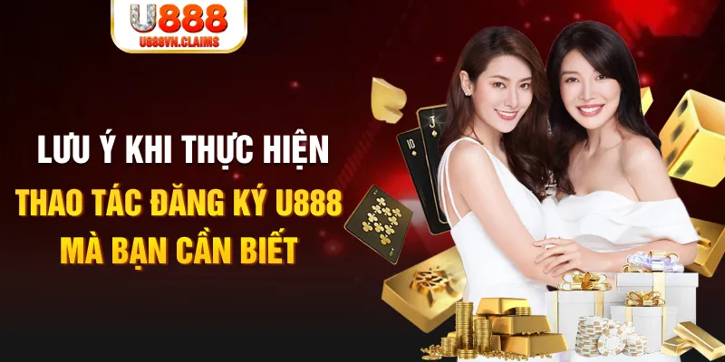 Lưu ý khi thực hiện thao tác đăng ký U888 mà bạn cần biết