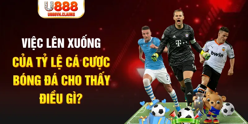 Việc lên xuống của tỷ lệ cá cược bóng đá cho thấy điều gì?